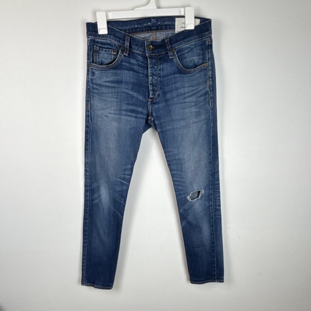 rag & bone Men’s Blue Denim Slim Jeans Fit 2 Slim Button Zip 5-Pocket. Sz 31.